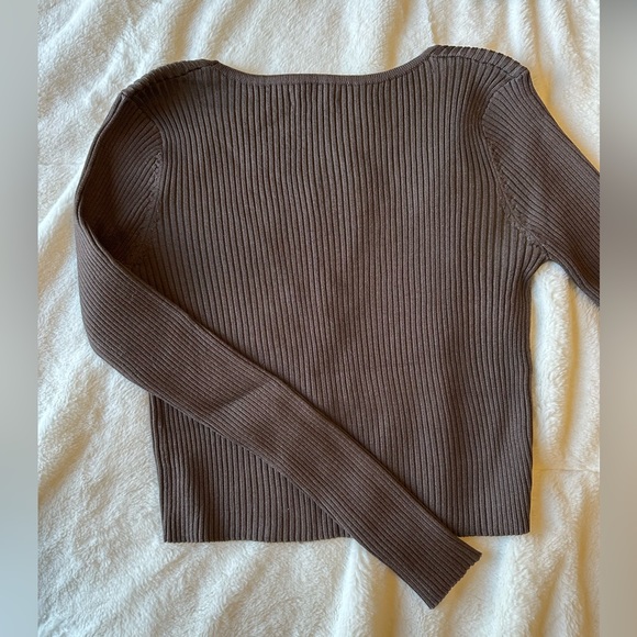 Love Tree Tie-front Sweater - Picture 2 of 2